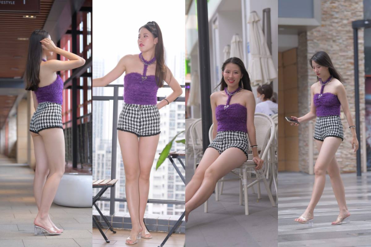 [一始专区] 性感热裤长腿美女 【已补视频】