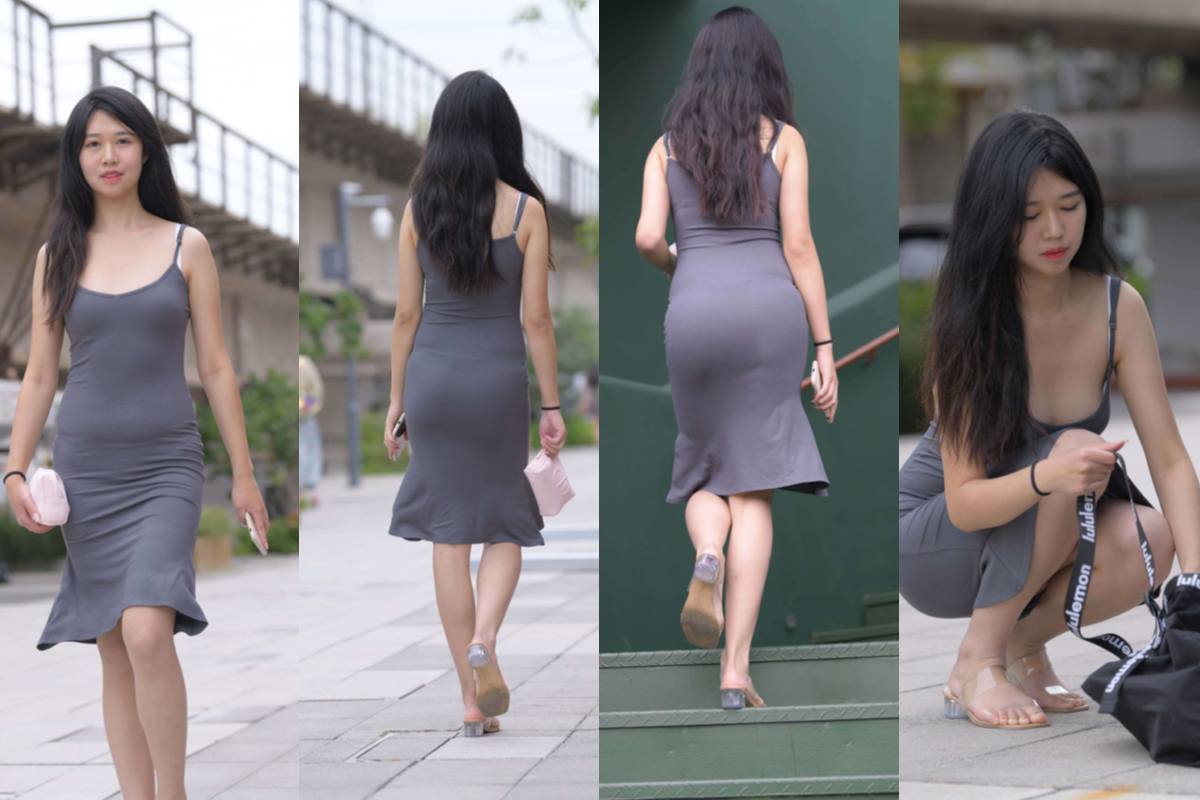 【9月摄影作品】灰裙美女