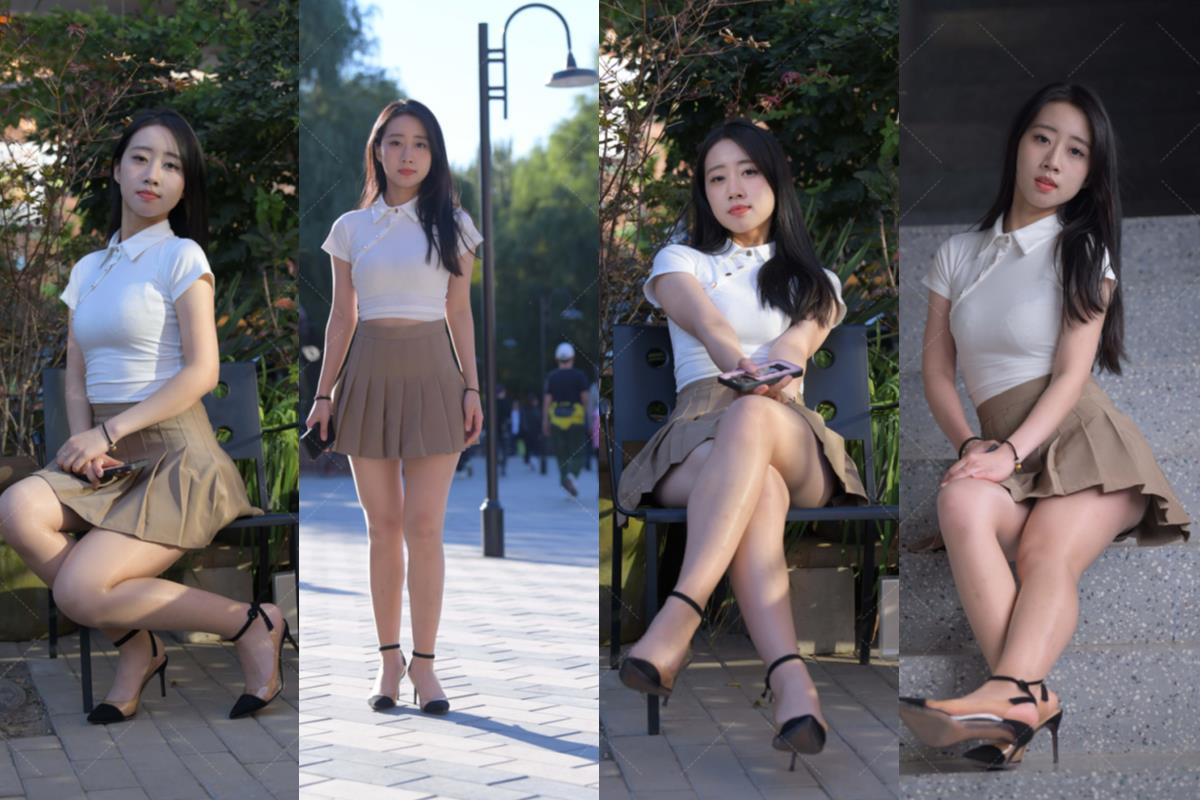 [一始专区] 咖裙丝袜美女