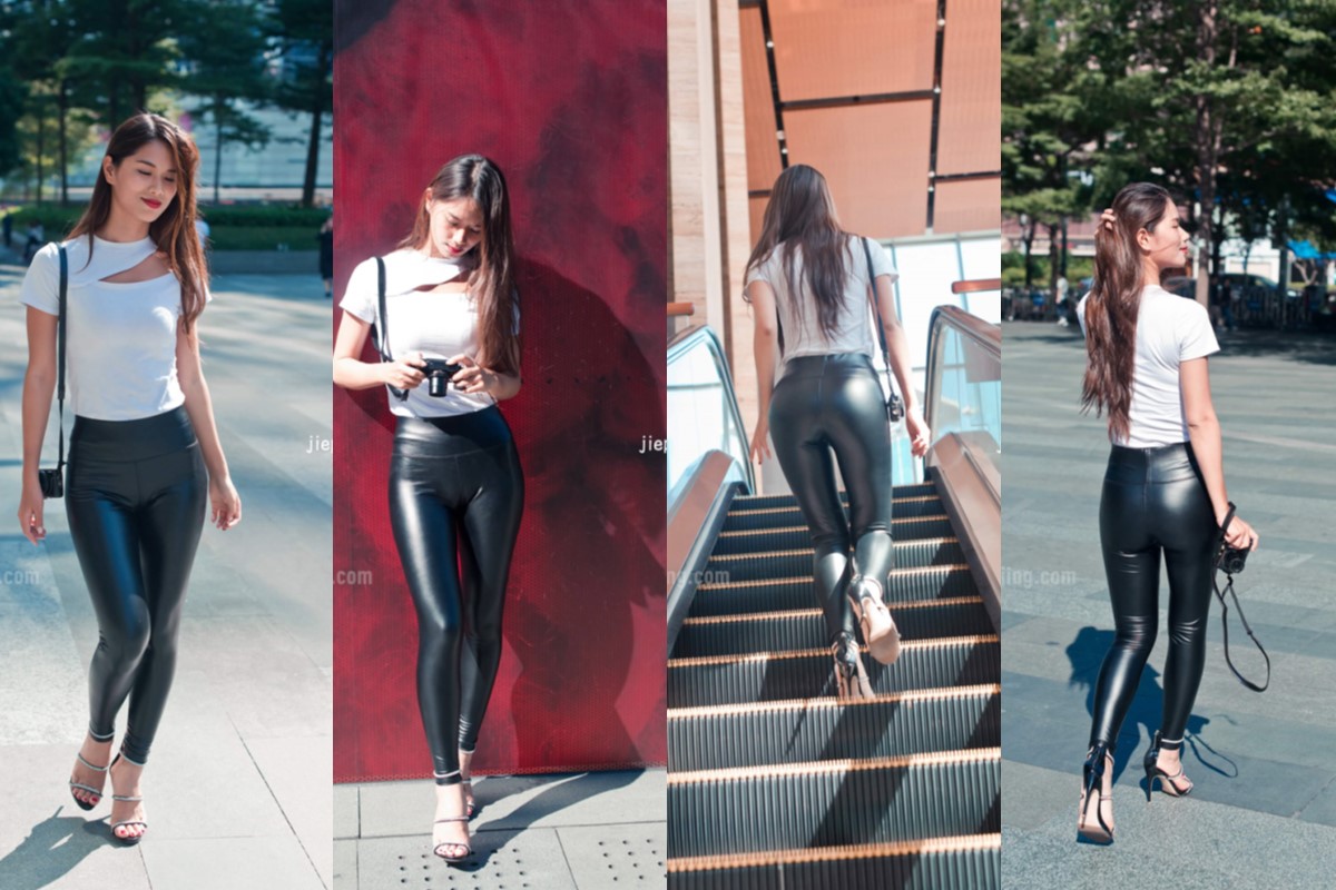 紧身皮裤 【套图+视频】