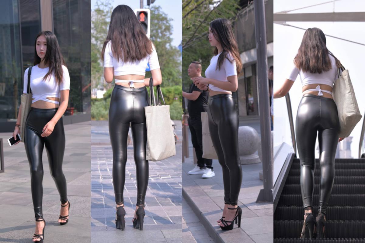 黑色皮裤 【套图+视频】