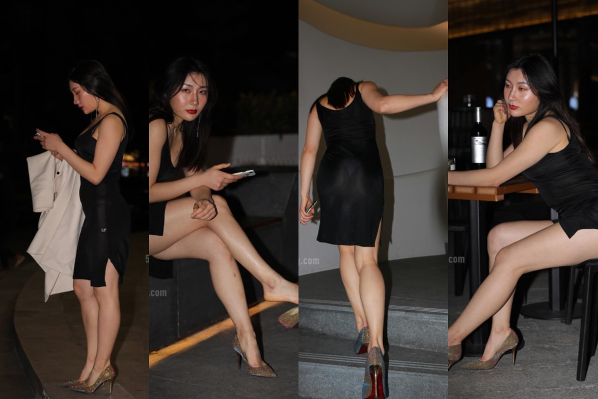 圣诞快乐之性感黑色包臀裙美少妇 【套图】