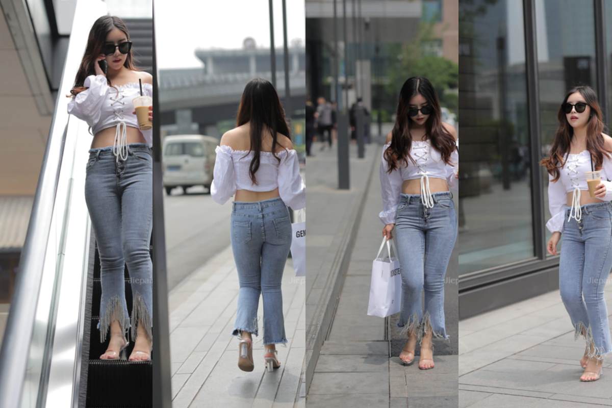 凯恩街拍作品●可爱猪猪的紧牛 【套图+视频】