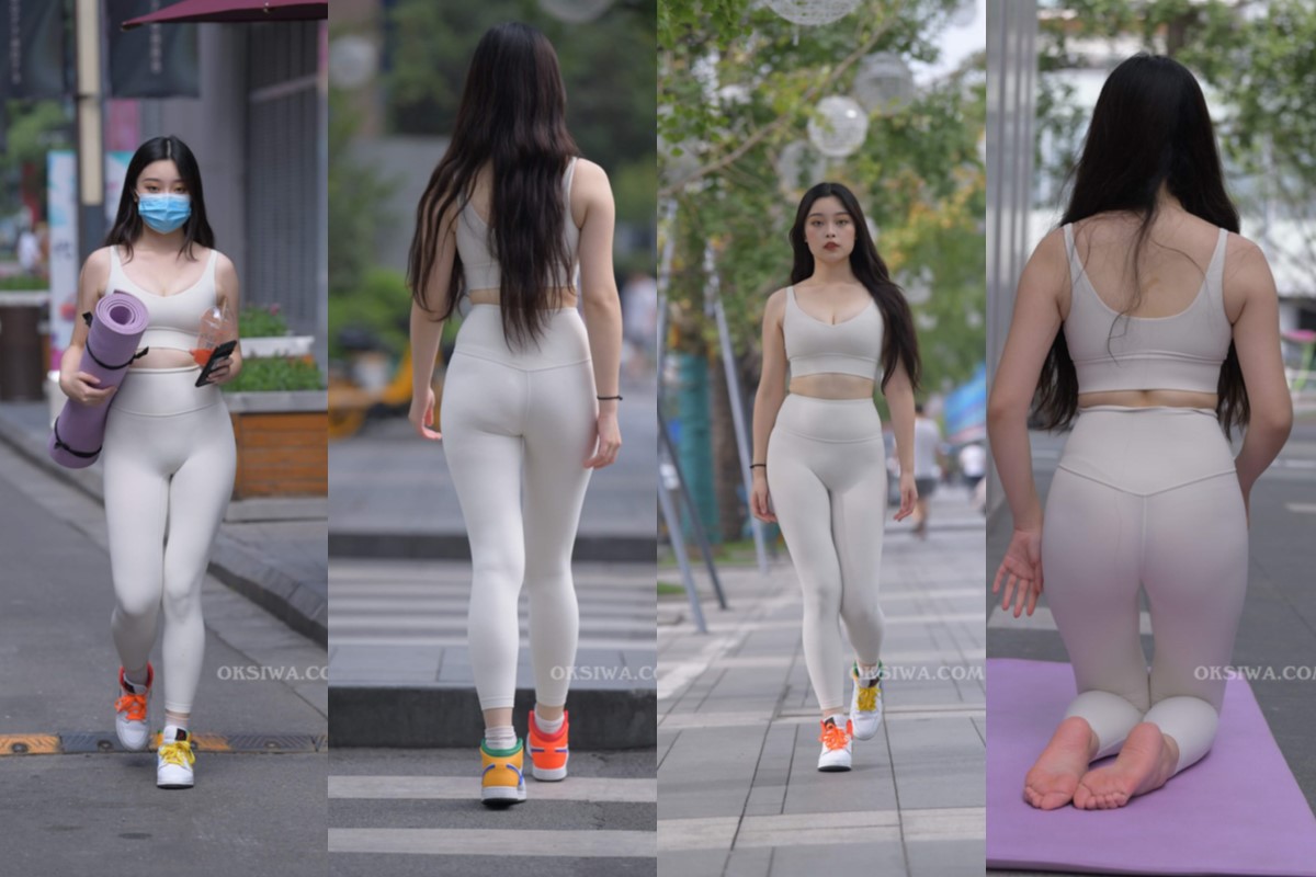 [第5季•情归大理] 【红石模拍作品】裸色瑜伽裤美女