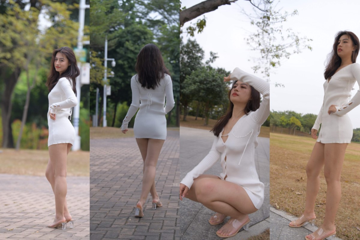 红石摄影作品★白裙女孩 【套图+视频】