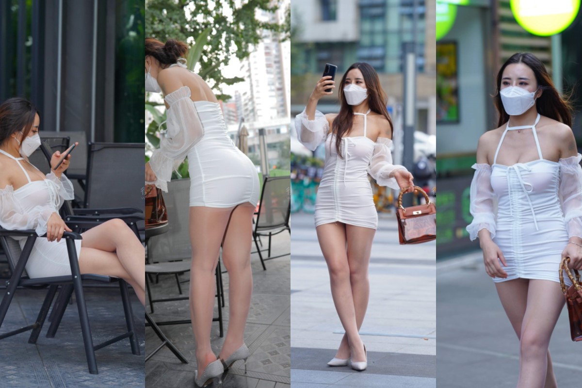 凯恩街拍摄影作品●包臀裙肉丝美少F