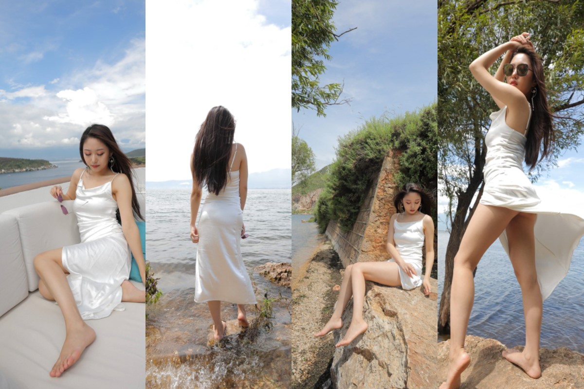 [第6季•大理漫时光] 【凯恩旅拍摄影作品】第一篇：海边的白裙女孩
