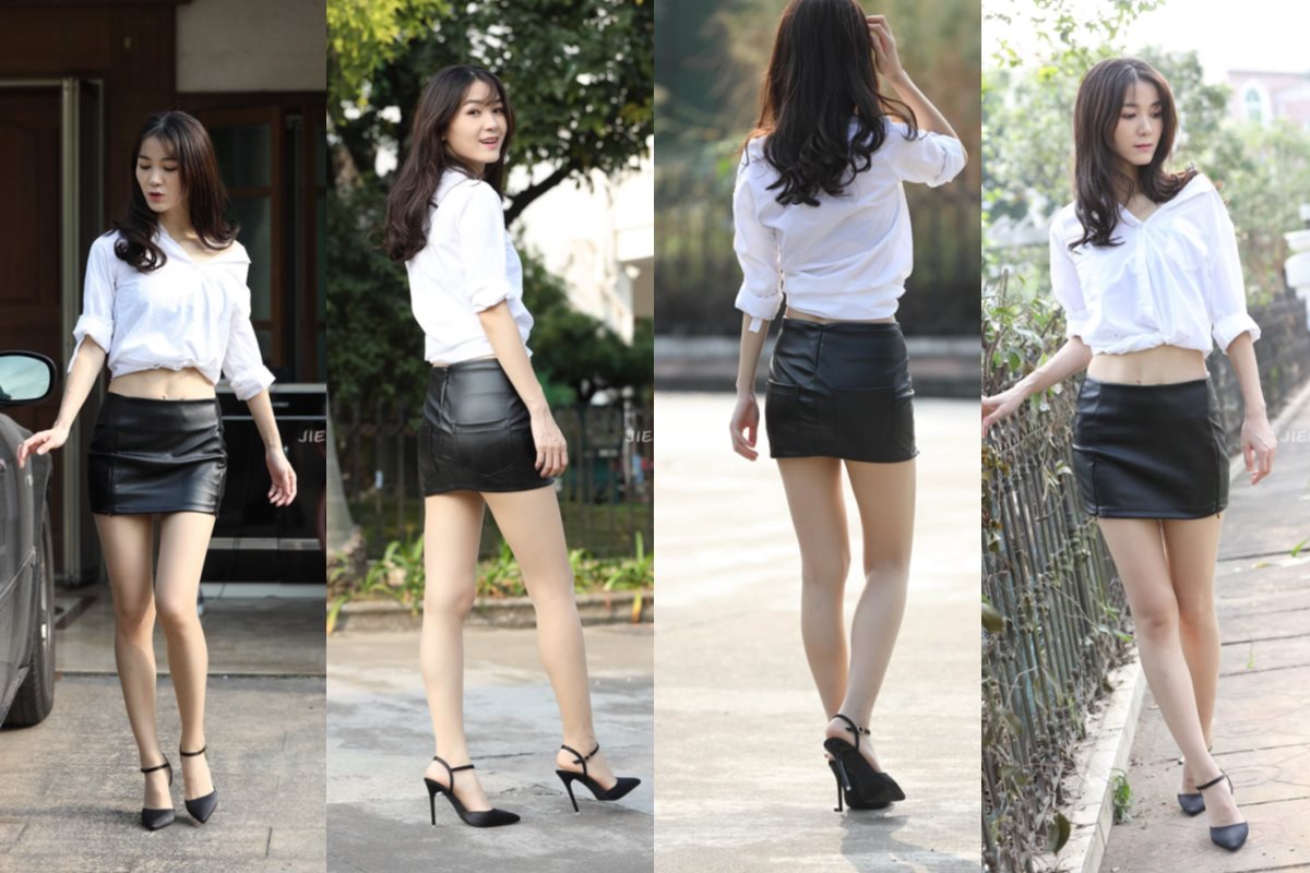 极品居家皮裤美少妇【套图+视频】