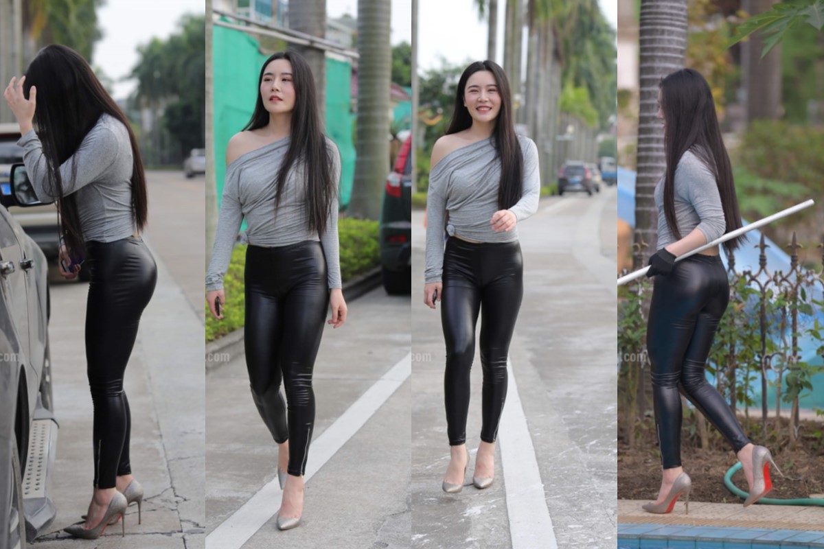 极品居家皮裤美少妇【套图+视频】