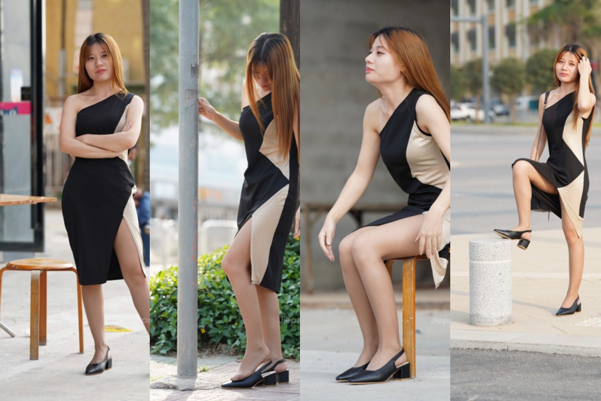长裙高跟美女 【套图+视频】