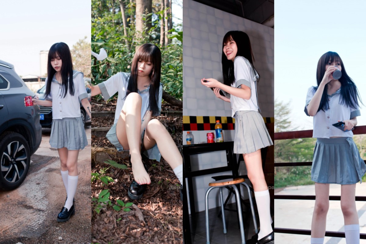 御风★日系JK绝对领域郊游少女 【套图+视频】