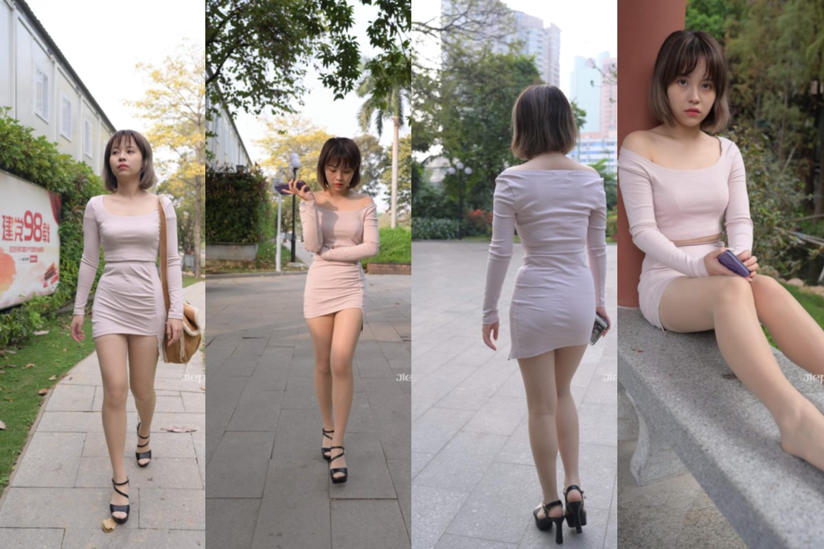 庭中的美女 【套图+视频】