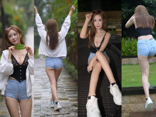 [第7季•海棠依旧] 【魂魂旅拍摄影】牛仔热裤美女