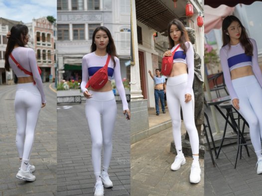 [第4季•聆听太阳湾] 【魂魂旅拍摄影】第一篇：萌萌-白色紧身瑜伽裤