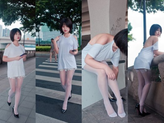 短发美眉 【套图+视频】