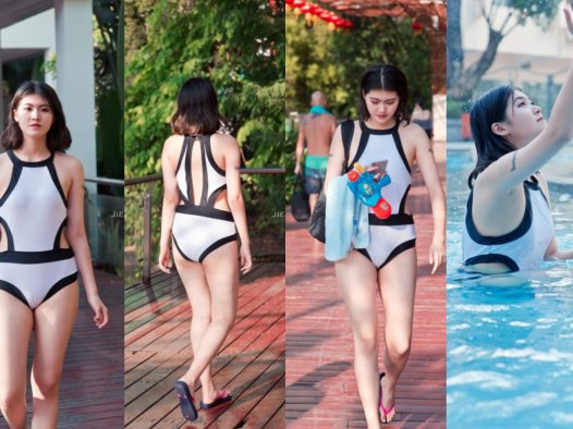 连体泳装 【套图+视频】