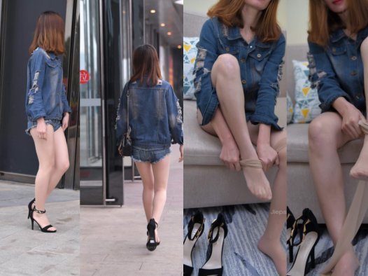 摄神★热裤，超薄肉丝，室外内全套【套图+视频】