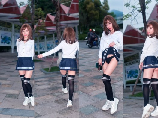 御风★网红艾小青的绝对领域魅力【套图+视频】