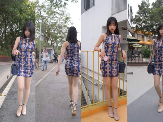 程生街拍★创意园的旗袍 【套图+视频】