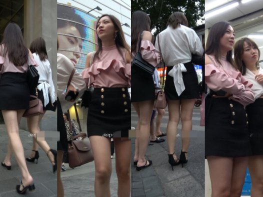 4K – 街拍跟拍黑色短裙街拍长腿高跟美女 [2.24 GB/MP4]