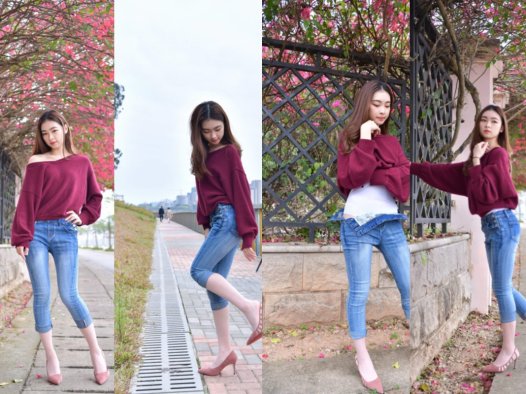 牛仔裤，肉丝小姐姐【套图】