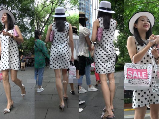 4K – 街拍斑点群高跟气质街拍美女 [1.72 GB/MP4]