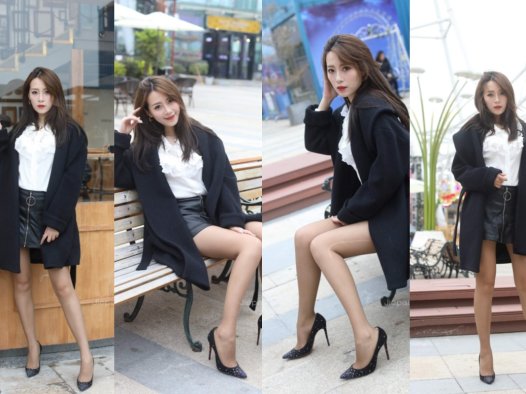 辉辉★极品女神妮妮的咖啡色丝袜 【套图+视频】