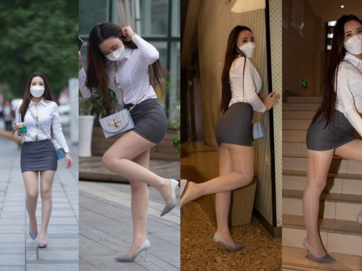 牛男街拍●下班~紧身包臀裙丝袜美女 【套图+视频】