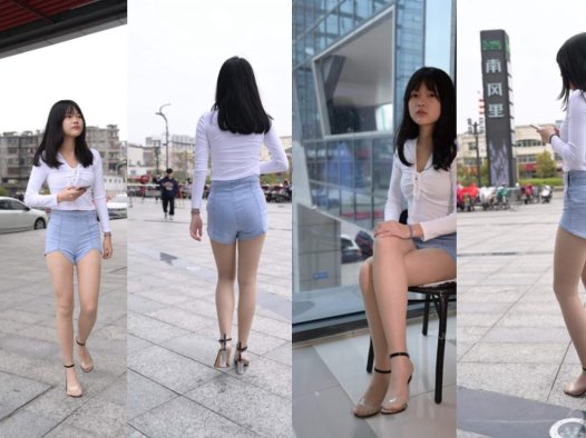 程生街拍★热裤的小默默 【套图+视频】